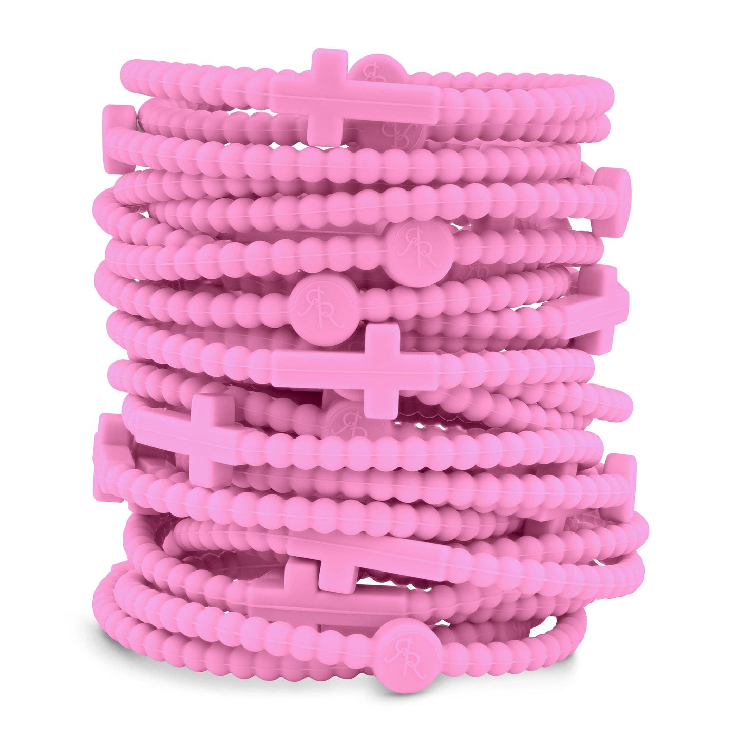 Jesus Bracelets - Group Packs (Cross Bracelets): Confetti (25 Pack) / Medium