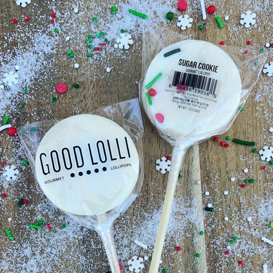 SUGAR COOKIE LOLLIPOP - SEASONAL HOLIDAY CANDY