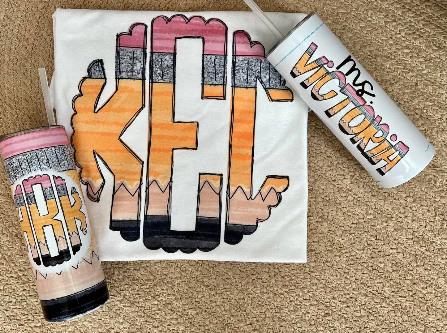 Monogram Shirt for Teachers